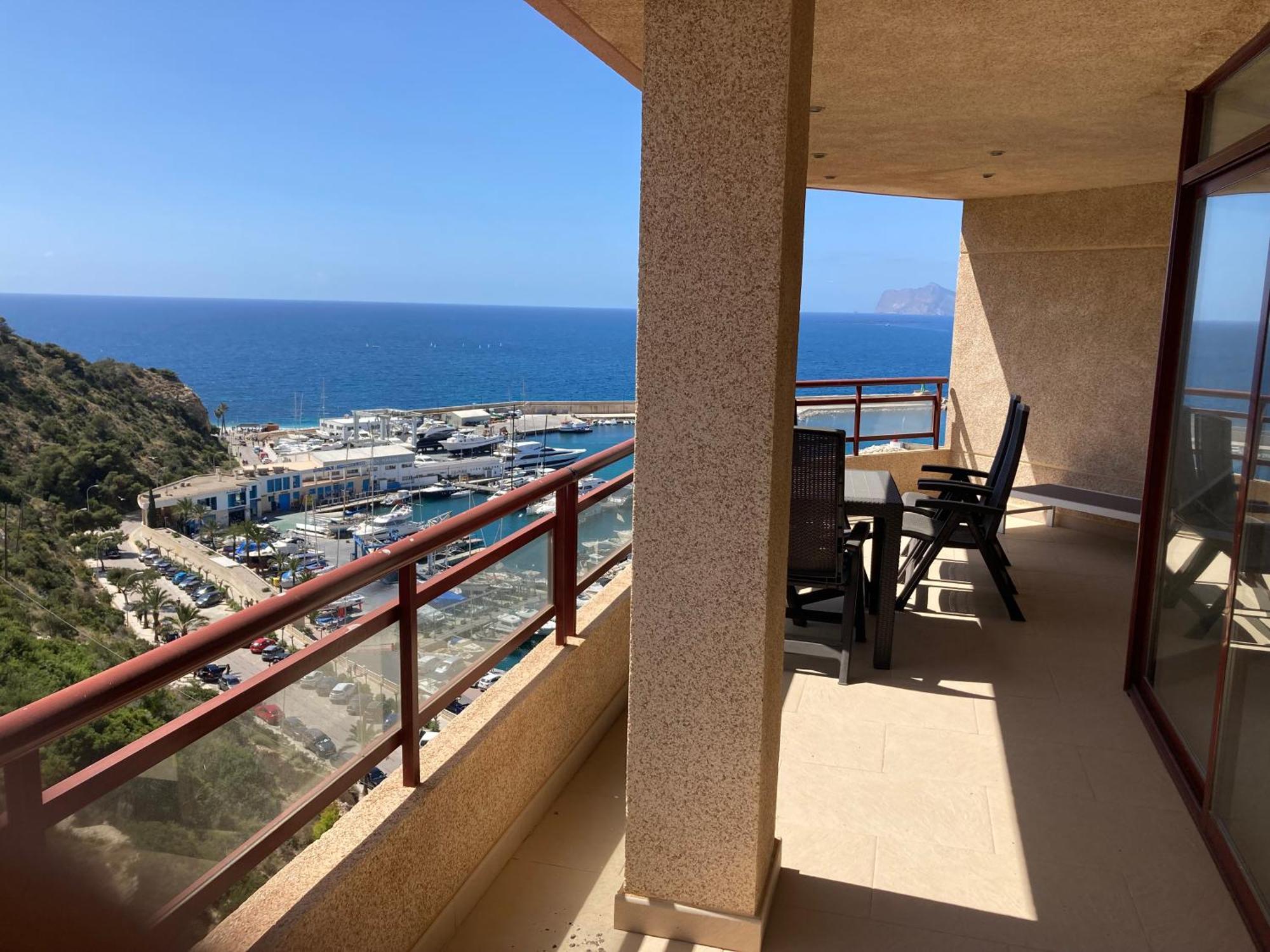 Atico Duplex Penthouse Rosa Marina Club Nautico Calpe Penon Sea Viewアパートメント エクステリア 写真
