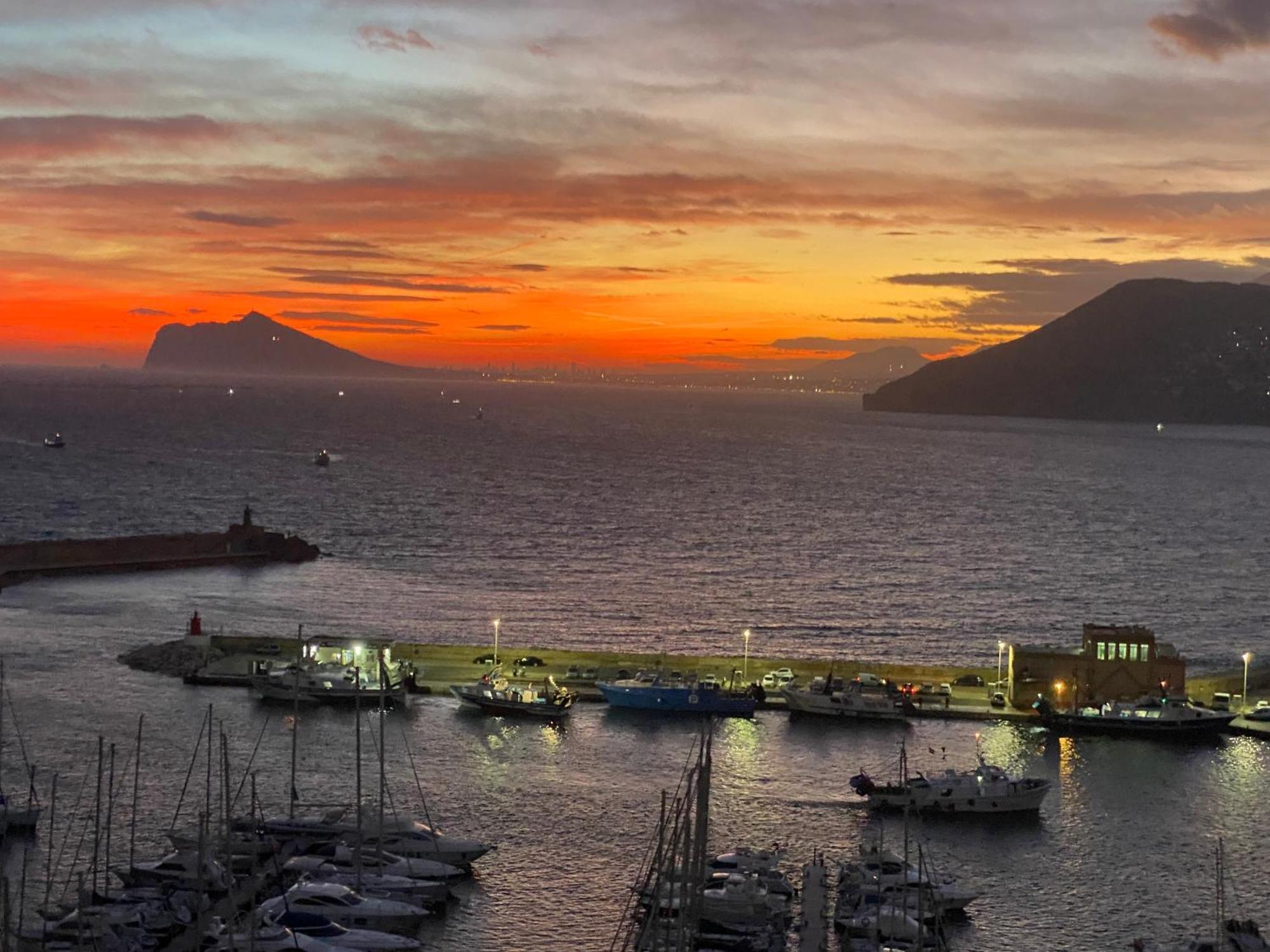 Atico Duplex Penthouse Rosa Marina Club Nautico Calpe Penon Sea Viewアパートメント エクステリア 写真